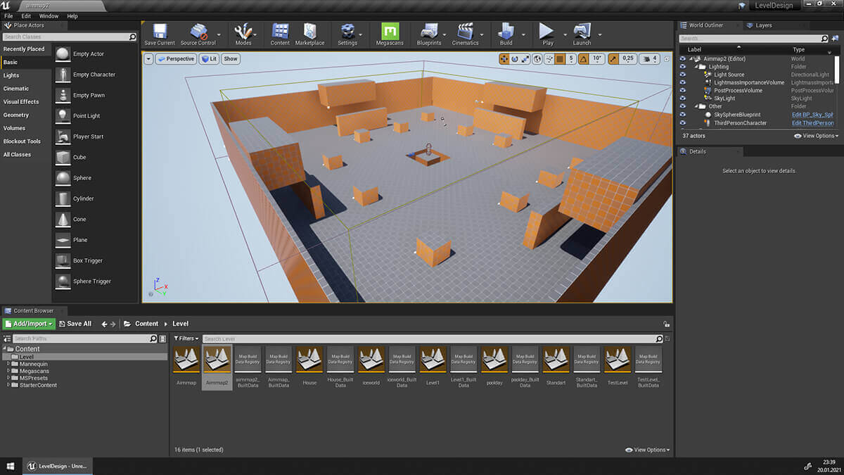 Unreal Engine Level Design - Software, Design, AI & Game Development ...